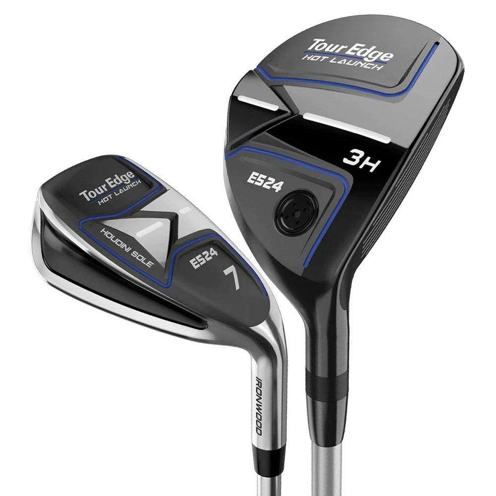 Tour Edge Hot Launch E524 Hybrid Iron Set - 24 Men