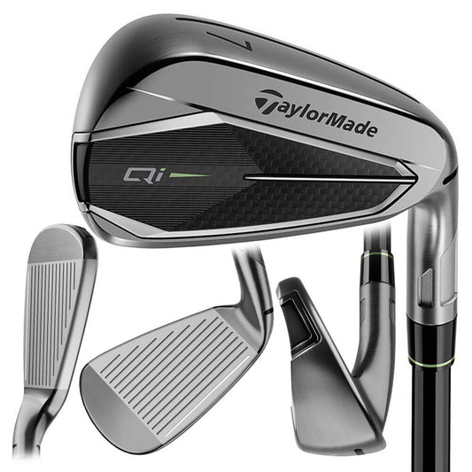 TaylorMade Qi Gunmetal Edition Iron Set - 25 Men