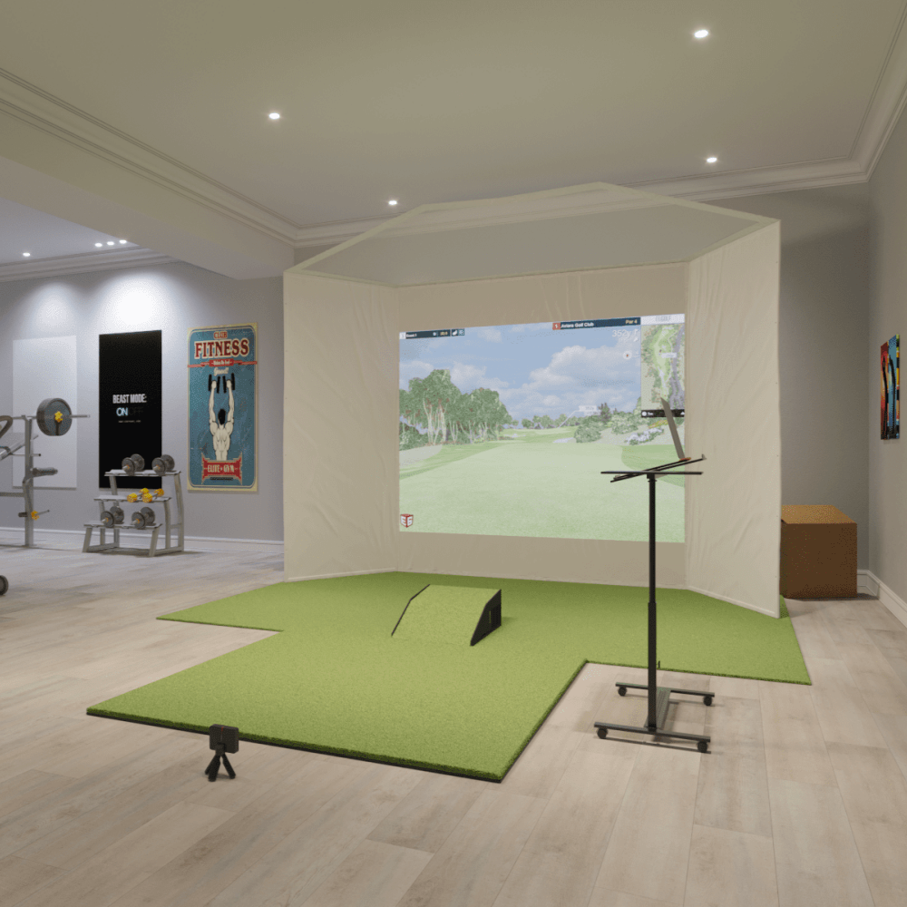 Garmin Approach R10 Retractable Golf Simulator Package