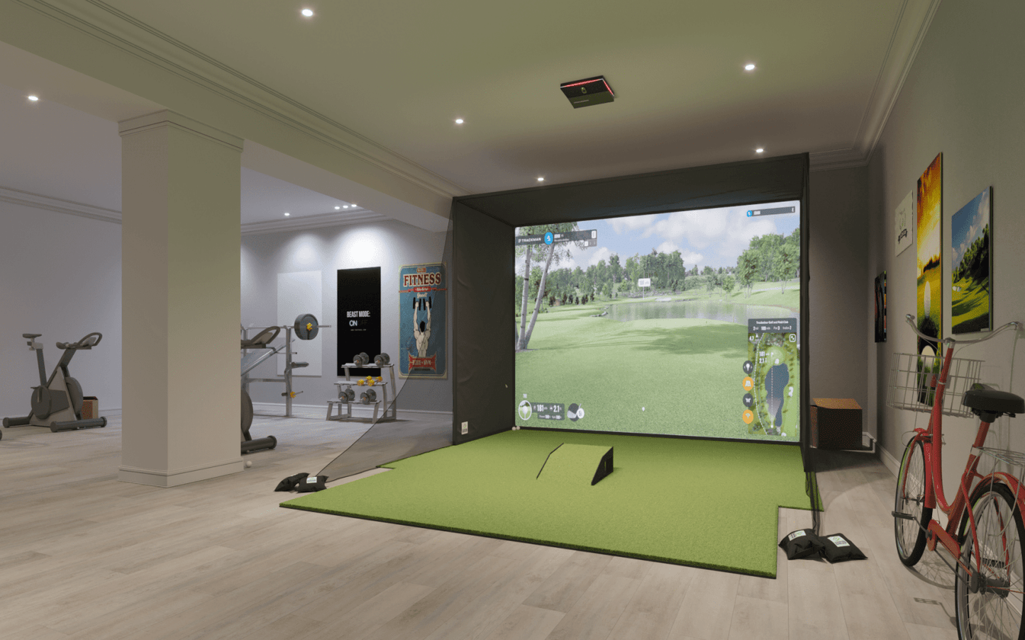 Trackman iO SwingBay Golf Simulator