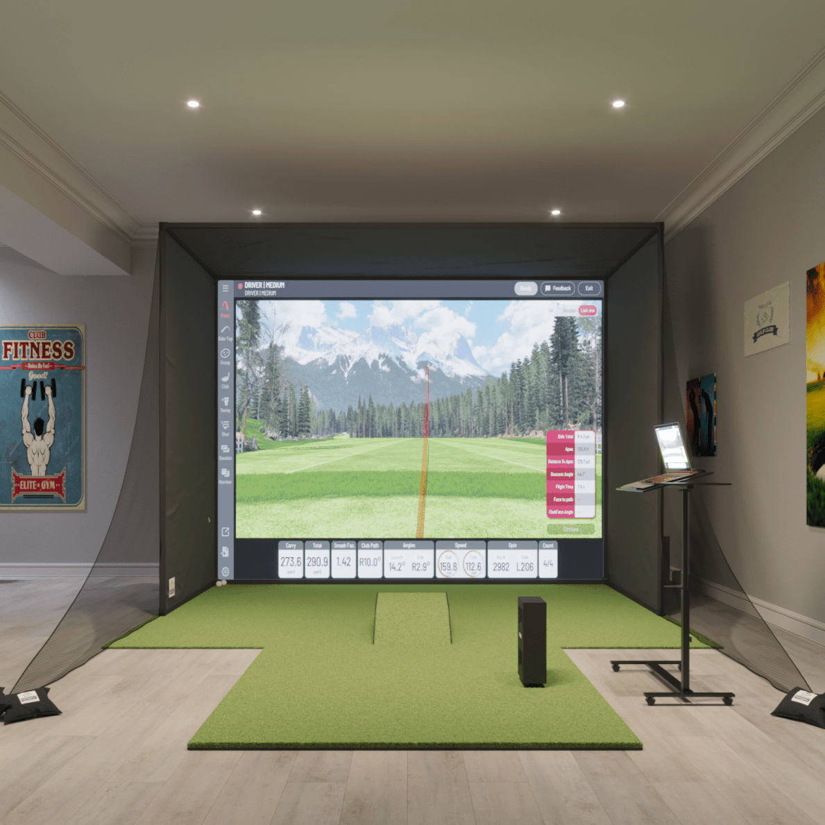 Uneekor EYE MINI Lite SwingBay Golf Simulator