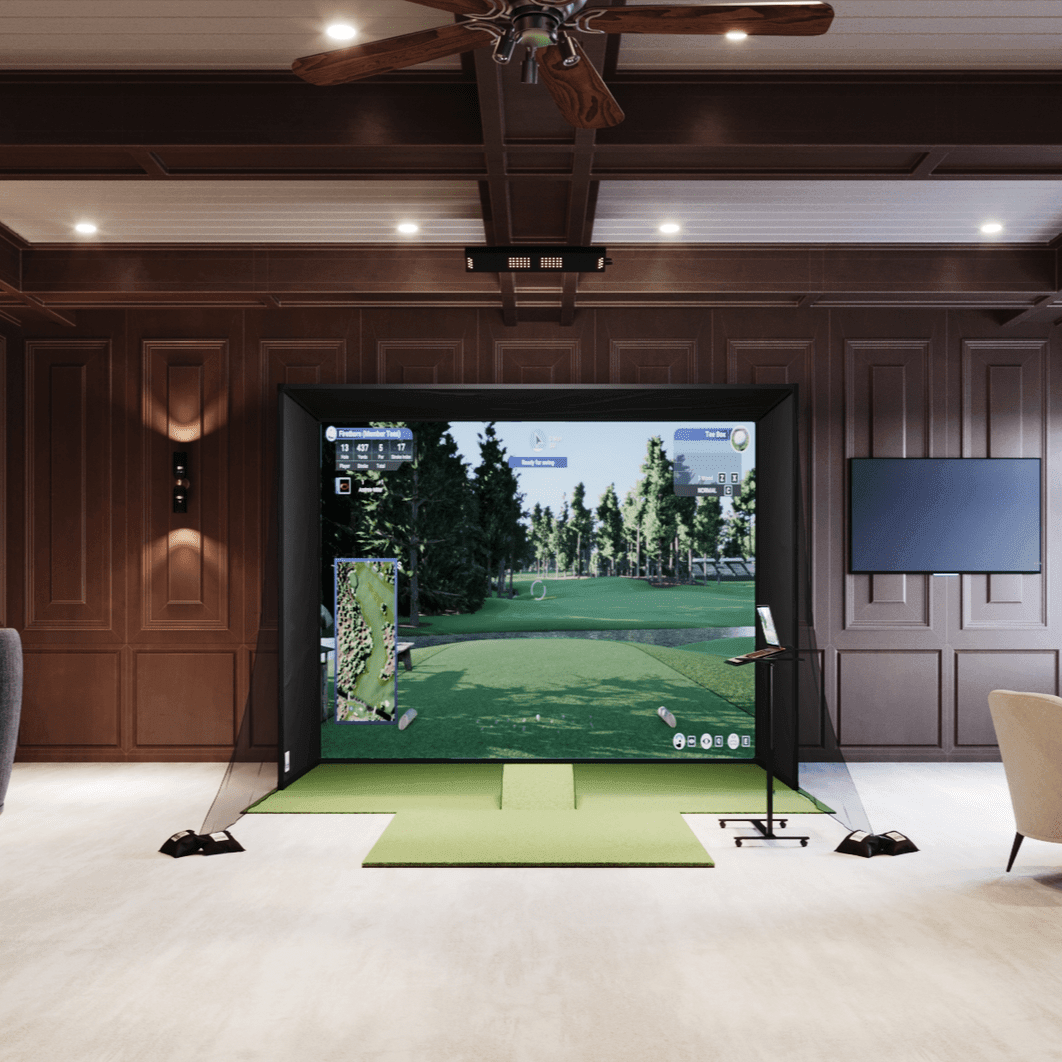 Uneekor EYE XO SwingBay Golf Simulator Package
