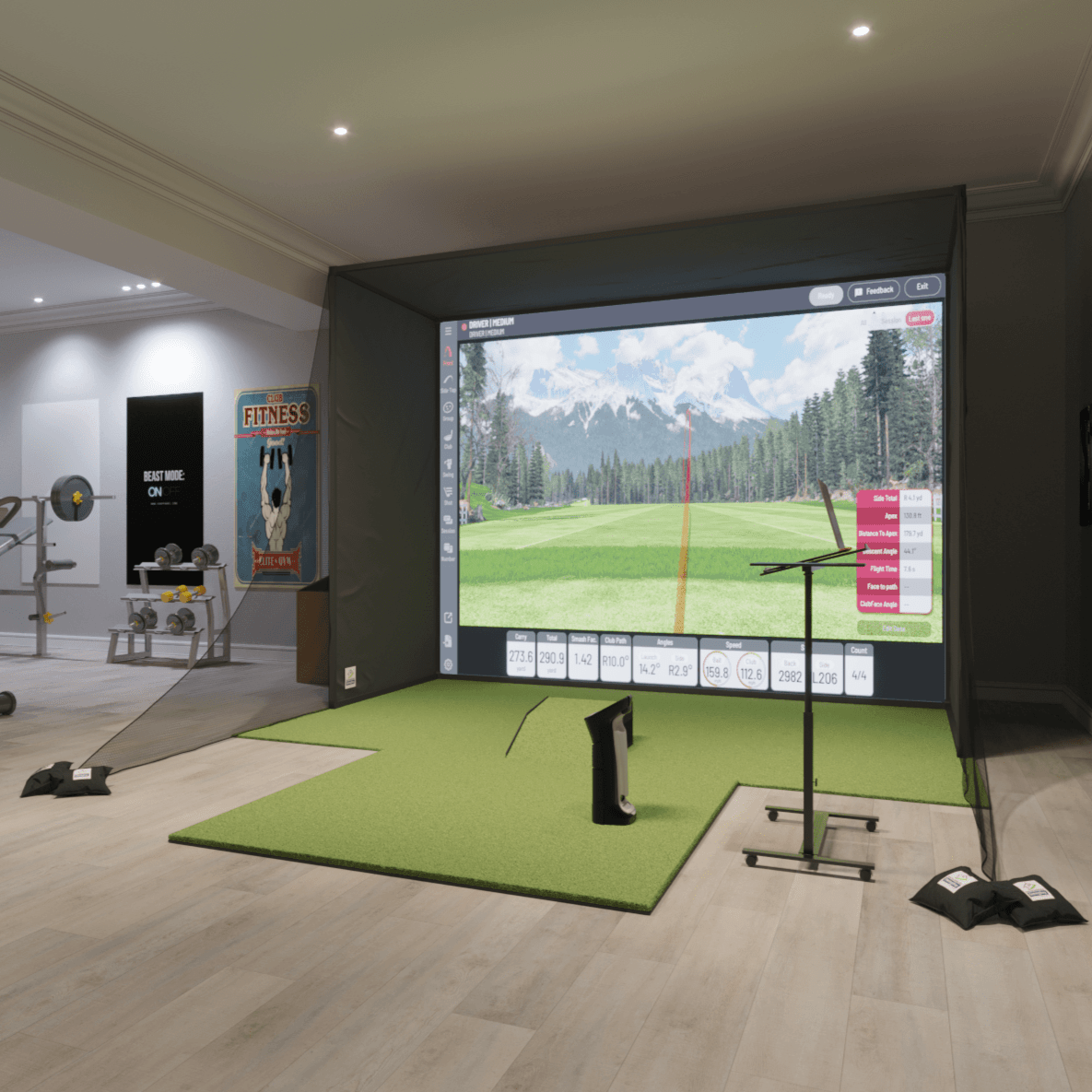 Uneekor EYE MINI SwingBay Golf Simulator