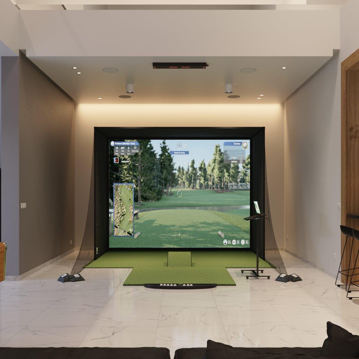 Uneekor EYE XO SwingBay Golf Simulator Package